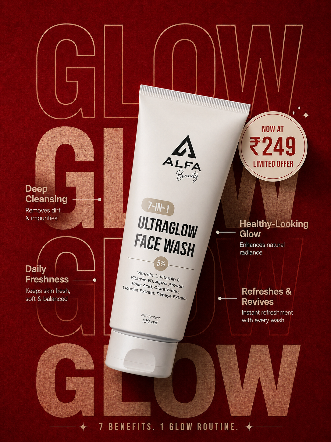 UltraGlow Face Wash