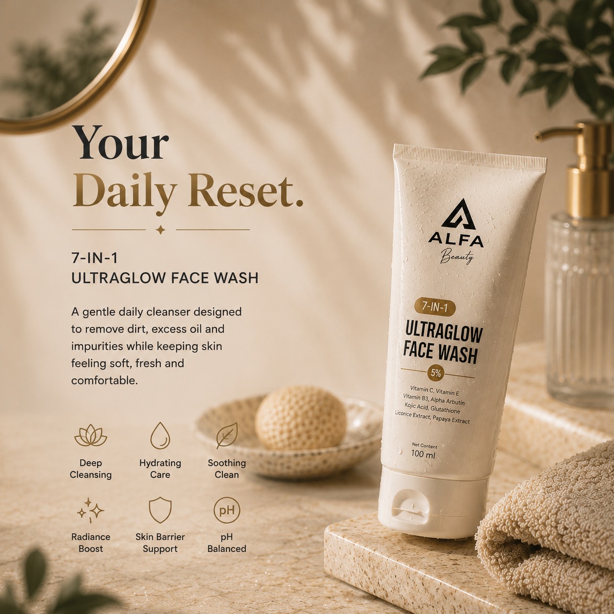 UltraGlow Face Wash - Image 2